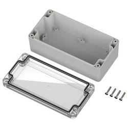 TRU COMPONENTS 6U07160806139 TC-13865140 Průmyslová skříň 160 x 80 x 60 polykarbonát světle šedá, transparentní 1 ks