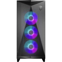 MSI MPG GUNGNIR 300R AIRFLOW midi tower PC skříň černá 3 předinstalované LED ventilátory, 1 předinstalovaný LED ventilátor, boční okno, prachový filtr