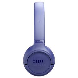 JBL Tune 530 sluchátka otevřená (On Ear) Bez kabelu, Bluetooth® modrá Redukce šumu mikrofonu složitelná telefon