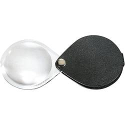 Eschenbach 1740530 lupa s koženým prvkem zvětšení: 6 x, Velikost objektivu: (Ø) 30 mm, černá