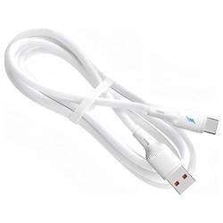 Akyga Kabel USB-C USB-A zástrčka, USB-C ® zástrčka 1.8 m bílá AK-USB-60