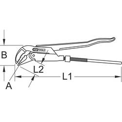 KS Tools 962.4005 9624005 rohový hasák