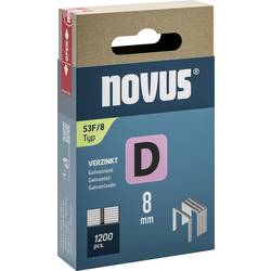 Novus Tools 042-0789 svorky z plochého drátu Typ 53F 1200 ks Rozměry (d x š) 8 mm x 11.3 mm
