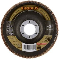Rhodius 208744 JUMBO SPEED vějířovitý brusný kotouč Průměr 115 mm Ø otvoru 22.23 mm Zrnitost 60 nerezová ocel 1 ks