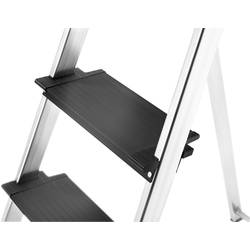 Hailo L100 TOPLINE 8050-707 hliník štafle vč. odkládacího místa na nářadí max.prac. výška: 3.5 m stříbrná, černá, červená EN 131 8.5 kg