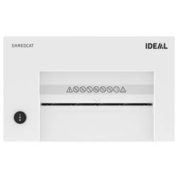 Ideal Office Shredcat 8200 CC 2 x 12 mm skartovačka 12 listů na kousky 2 x 12 mm P-5 21 l Křížový řez kancelářské sponky, sponky do sešívačky, kreditní karty