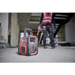 Einhell TE-CR 18 Li 3407995 Akumulátorové rádio, DAB+, FM, Bluetooth, AUX, USB, červená/černá