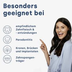 EmmiDent Metallic elektrický kartáček na zuby, sonický, bílá, modrá (metalíza), 66013