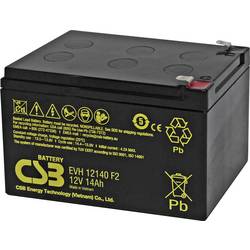 Fey Elektronik EVH12140F2 olověný akumulátor 12 V 14 Ah olověný se skelným rounem (š x v x h) 151 x 100.3 x 98 mm odolné proti více cyklům, bezúdržbové,