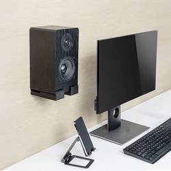 LogiLink BP0209 Soundbar držák na zeď Vzdálenost od stěny (max.): 15.4 cm černá 1 ks