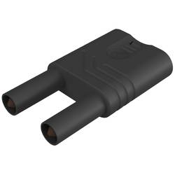 Hirschmann Test & Measurement KST S WS sw bezpečnostní zkratovací můstek černá Ø pin: 4 mm 1 ks