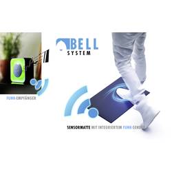 m-e modern-electronics Bezdrátová nášlapná rohožka pro zabezpečovací zařízení BELL-5777 100099