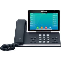 Yealink SIP-T57W šňůrový telefon, VoIP bluetooth, handsfree, kompatibilní s naslouchadly , konektor na sluchátka, optická signalizace hovoru, PoE, dotykový