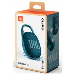 JBL Clip 5 Bluetooth® reproduktor přenosné, prachotěsný, vodotěsný modrá