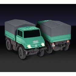 Carson Modellsport 500504165 MB Unimog Forst mit Hänger 1:87 RC model nákladního automobilu elektrický silniční model