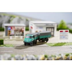 Carson Modellsport 500504165 MB Unimog Forst mit Hänger 1:87 RC model nákladního automobilu elektrický silniční model