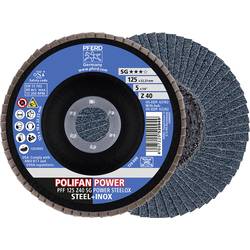 PFERD TOOLS 67684125 Z Sg Power Steelox vějířovitý brusný kotouč Průměr 125 mm Ø otvoru 22.23 mm Zrnitost 40 10 ks
