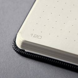 Sigel CONCEPTUM® CO108 poznámková kniha tečkovaná lineatura (tečkované čtverečky) černá Počet listů: 97 A4
