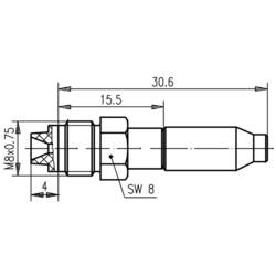 Telegärtner 100027735 100027735 FME konektor zásuvka, rovná 50 Ω 1 ks