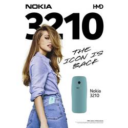 Nokia 3210 mobilní telefon Dual SIM modrá, UPOZORNĚNÍ: mobilní telefony neobsahují CZ/SK menu