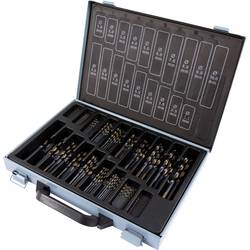 FRITZFURT 3111-1170 HSS-G sada spirálových vrtáku do kovu 170dílná 1.0 mm, 1.5 mm, 2.0 mm, 2.5 mm, 3.0 mm, 3.5 mm, 4.0 mm, 4.5 mm, 5.0 mm, 5.5 mm, 6.0 mm, 6.5