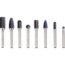 FRITZFURT 2602-6008 Sada fréz, Karbidy , Délka 150 mm, Ø hřídele 6 mm