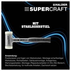 Halder SUPERCRAFT 3377.040 palička s ergonomickou rukojetí, tvrdé 805 g 305 mm 1 ks