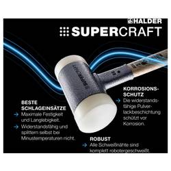 Halder SUPERCRAFT 3377.040 palička s ergonomickou rukojetí, tvrdé 805 g 305 mm 1 ks