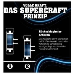 Halder SUPERCRAFT 3377.040 palička s ergonomickou rukojetí, tvrdé 805 g 305 mm 1 ks
