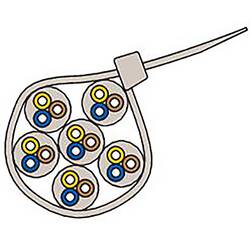 Fischer 69375, UBN, stahovací pásky, 7.60 mm, 550 mm, černá, odolná vůči UV záření, 100 ks