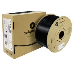 Polymaker PE01033 PE01033 vlákno pro 3D tiskárny ABS plast Žáruvzdorné, Nárazuvzdorný, Bez zápachu 1.75 mm 3000 g černá PolyLite™ 1 ks