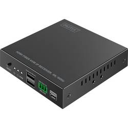 Digitus DS-55349 HDMI™, HDMI® vstup, HDMI® výstup, SFP , USB, USB-A, USB 1.1, Konektor pro síťový adaptér, RS232, microUSB, na sluchátka (jack 3,5 mm),
