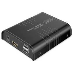 Digitus DS-55356 HDMI™, HDMI® vstup, USB, USB-A, USB 1.1, RJ45 , microUSB HDMI přijímač přes síťový kabel RJ45 200 m