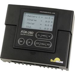 SunWare FOX 260 solární regulátor nabíjení PWM 12 V, 24 V