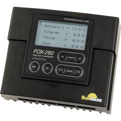 SunWare FOX 260 Li solární regulátor nabíjení PWM 12 V, 24 V