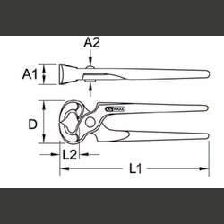 Armovací kleště, 250 mm KS Tools 116.1400