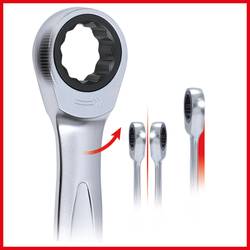 KS Tools 503.42055 50342055 očkoplochý ráčnový klíč Délka klíče (cm) (jen pro nadpis) 5.5 mm