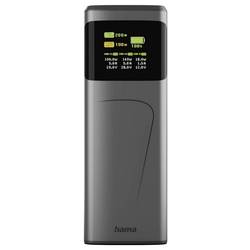 Hama High Power powerbanka Li-Ion, 24000 mAh, Power Delivery 3.0, USB-C®, USB-A, šedá, Indikátor stavu