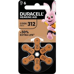 Duracell Baterie do naslouchátek ZA 312 1.45 V 1 ks 160 mAh zinko-vzduchová DURACELL - Batterie Hörgeraete EasyTab 312 PR41 NEU 6St. - Batterie - 1,45 V