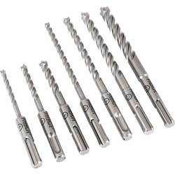 FRITZFURT 3161-2107 tvrdý kov sada příklepových vrtáků 7dílná 5 mm, 6 mm, 8 mm, 10 mm, 12 mm SDS plus 1 sada