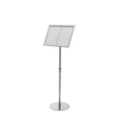 Deflecto SFA3SFS Informační stojan s hliníkovým sklopným rámem stříbrná DIN A3 1 ks (d x š x v) 720 x 330 x 1285 mm