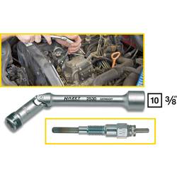 Hazet 2530 2530 klíč zapalovací svíčky 10 mm Pohon (šroubovák) 3/8 140 mm 1 ks