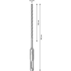 Bosch Accessories 2608833890 2608833890 wolfram-karbid příklepový vrták 5 mm SDS plus 10 ks