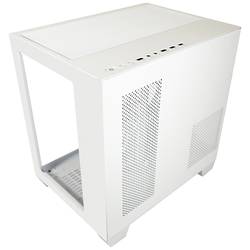 LC Power Gaming 807W midi tower PC skříň bílá 4 předinstalované ventilátory