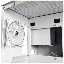 LC Power Gaming 807W midi tower PC skříň bílá