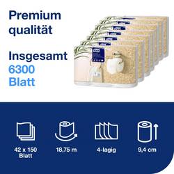 TORK toaletní papír T4-System Kleinrollen Toilettenpapier 4-lag T4 110406 Počet vrstev: 4 vrstev 42 ks