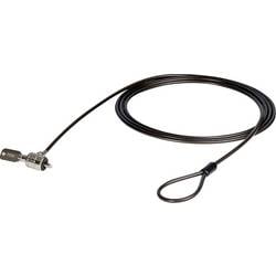 LINDY kabelový zámek pro notebooky, kódový zámek s klíčem Notebook-Sicherung