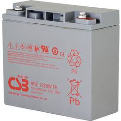 CSB Battery HRL 1280W high-rate longlife HRL1280W-FR olověný akumulátor 12 V 20 Ah olověný se skelným rounem (š x v x h) 181 x 167 x 76 mm šroubované M5