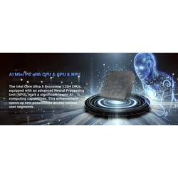 Minix mini PC (HTPC) Elite EU512-AI Intel® Core™ Ultra 5 125H 4.5 GHz 16 GB RAM 512 GB SSD Intel Win 11 Pro Elite EU512-AI