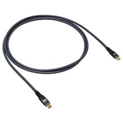 Oehlbach Kabel USB-C USB-C ® zástrčka 1 m antracitová stínění pletivem, 8K UHD D1C9368